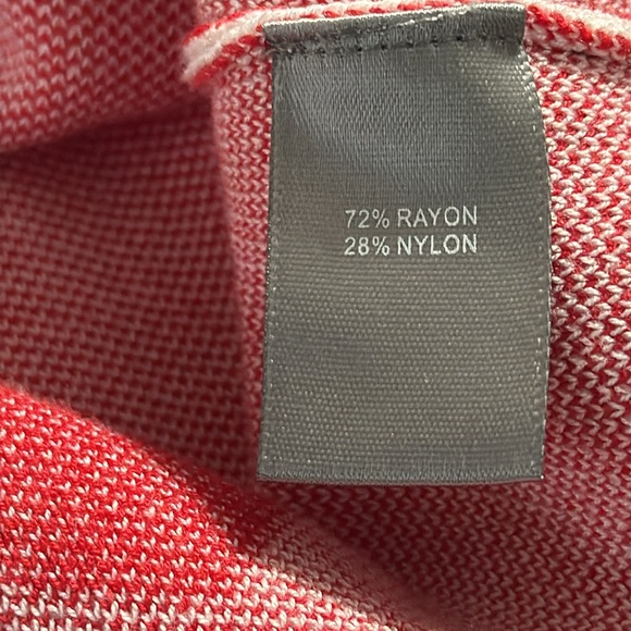 Marled White Sweater with Red Hearts M Valentines - Picture 9 of 10